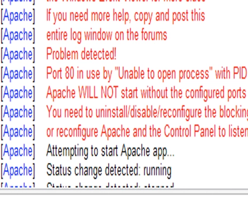 Fix Apache cannot start because port 80 is already in use on XAMPP